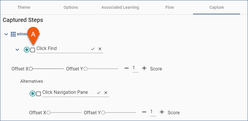 Capture Property Tab