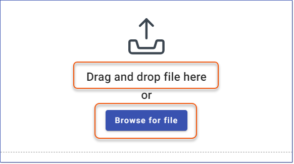 Upload dialog