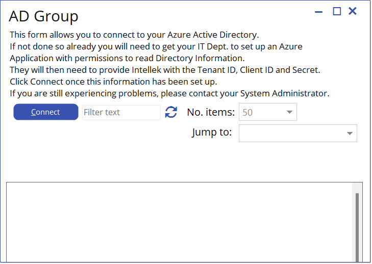 AD Group Form