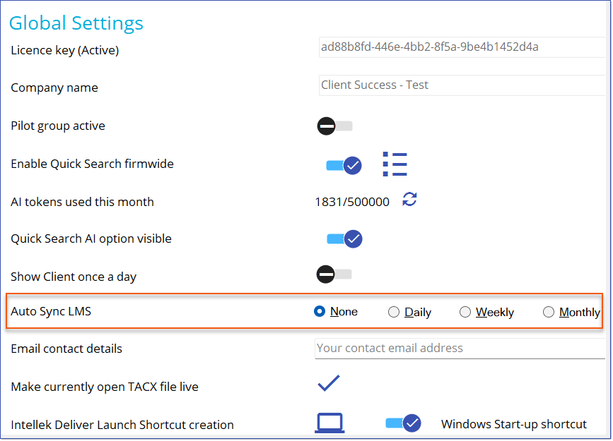 Auto Sync LMS
