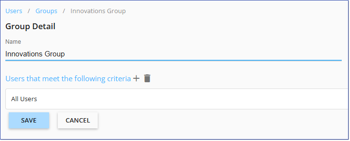 New Group dialogue