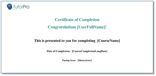 Creating a Certificate - Clip 2