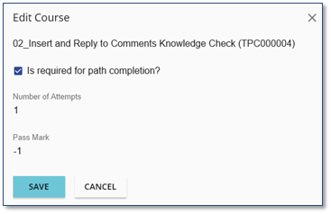 Add Courses to Learning Path - Clip 2