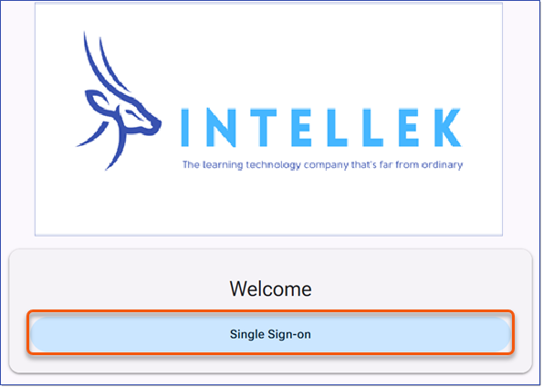 Single Sign-on Login Splash Page