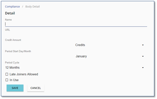 Creating a Custom Compliance Body - Clip 1