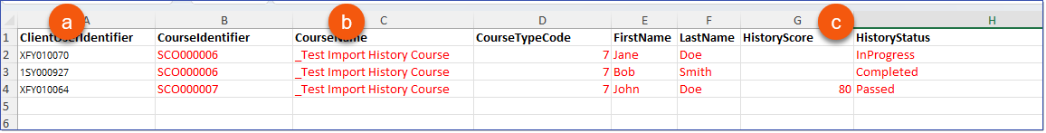 Import User History - Internal LMS Course History