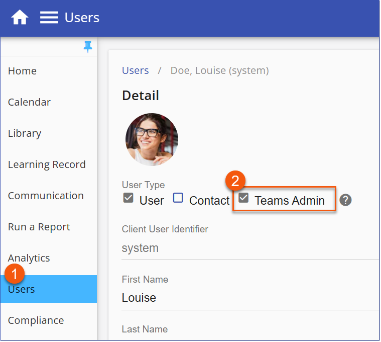 Teams Admin Role