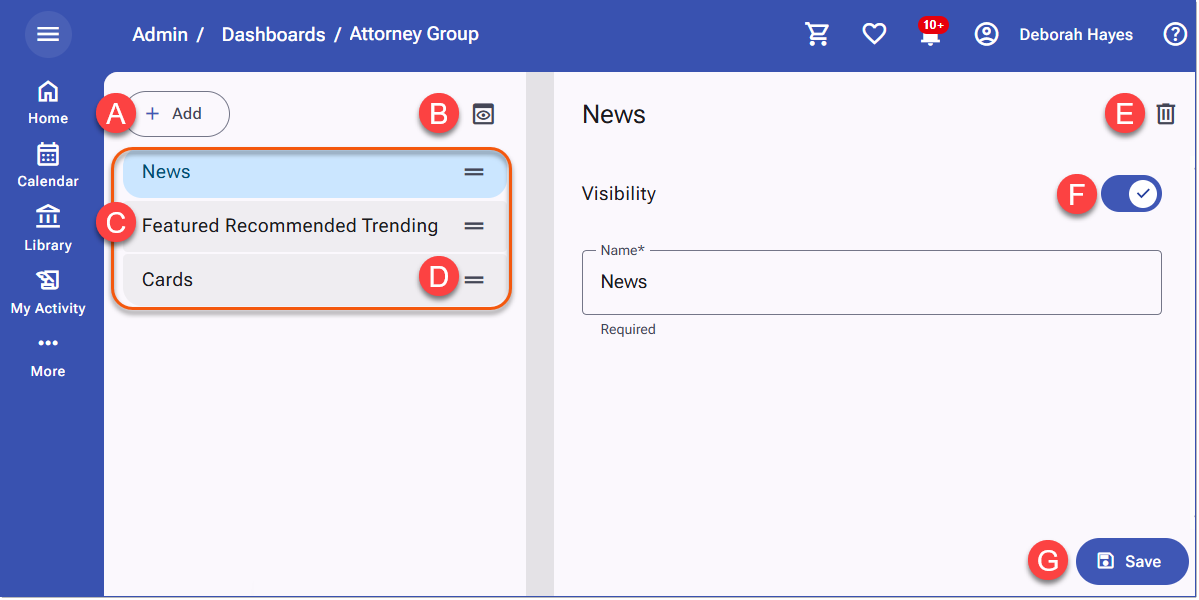 Dashboard Editor Interface Overview&nbsp;